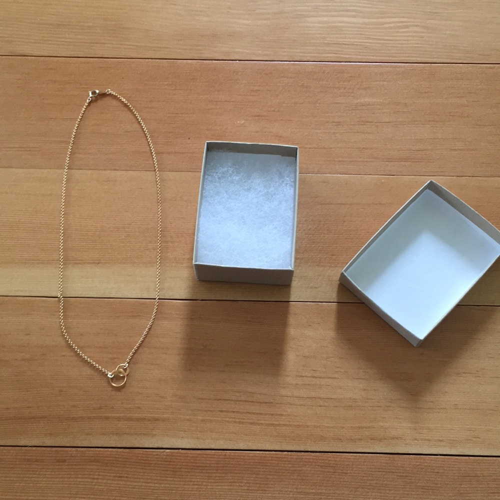 Handmade gold necklace